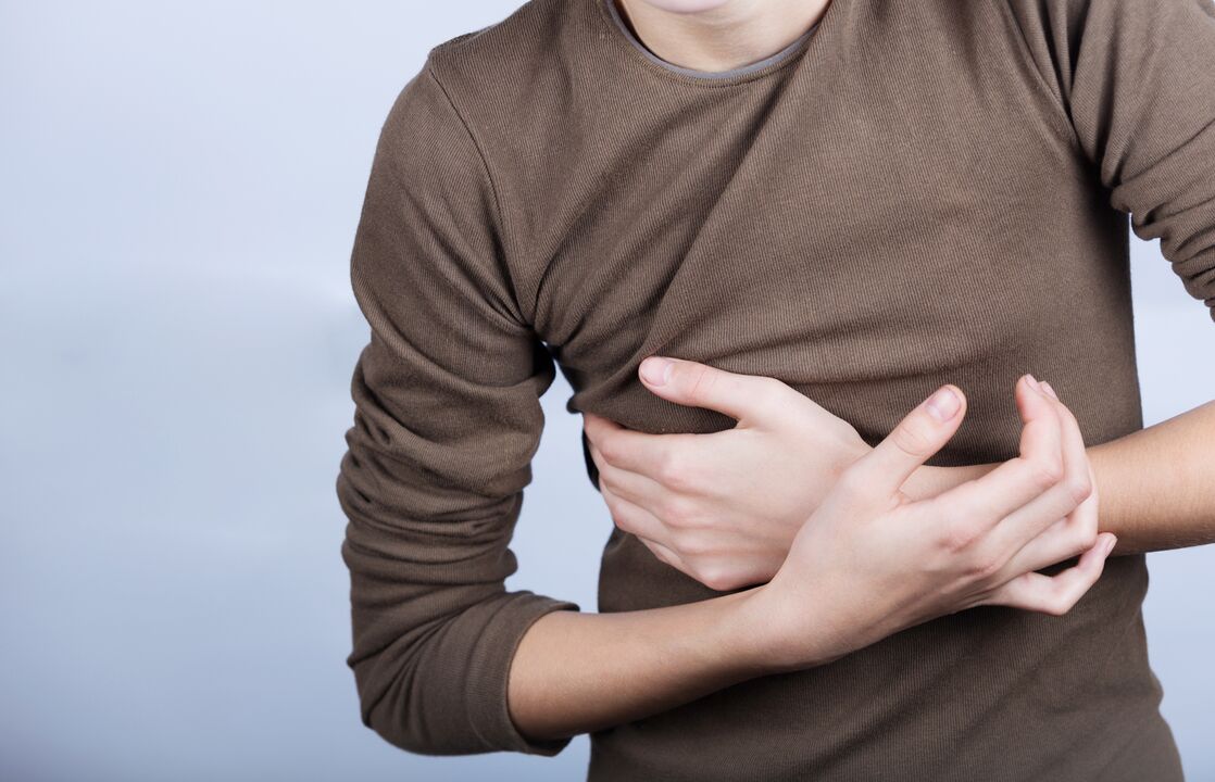 πόνος στο στήθος με οστεοχονδρωσία